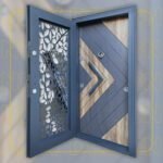 باب مصفح دابل 100سم