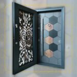 باب مصفح دابل 100سم