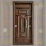 باب مصفح بارز طبيعي 100سم