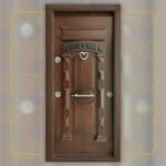 باب مصفح بارز طبيعي 100سم