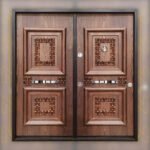 باب مصفح بارز طبيعي 200سم