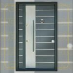 باب مصفح فلات 120سم