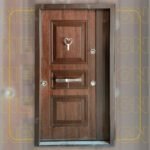 باب مصفح فلات 120سم