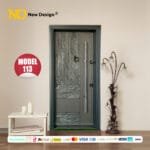 Turkish armored door 11cm Code:113